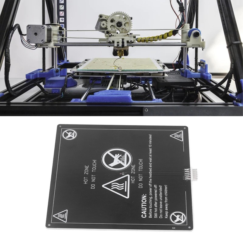 3D Printer Heated Bed 220x220mm 3mm Thick Aluminum Hot Bed