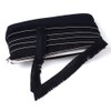 Cheriswelry 25 Yards Black Fringe Trim 25mm Polyester Fiber Fringe