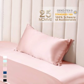 THXSilk 25 Momme Silk Pillowcase for Hair and Skin, Mulberry Silk Pillowcase, Hypoallergenic with Hidden Zip, Pure Silk on Both Sides