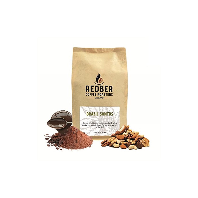 Redber Brazil Santos Filter/Ground Coffee (Dark Roast) (500g)