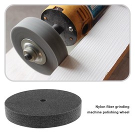 VGOL Pack of 2 Nylon Fibre Polishing Disc, 150 x 25 mm, Nylon Fibre Drawing Buffing Disc for Desktop Sanders, Soft Materials, 5P Hardness