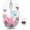 JUHOO Wireless Mouse with Nano Receiver for PC, Laptop, Notebook,