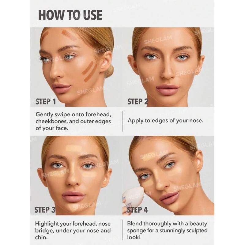 Sheglam Contour Iluminador (Nude/Cocoa)