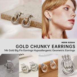 Knot Drop Earrings, Vintage Twisted Knitted Earrings, Statement Jewellery, Elegant Knot Design Stud Earrings for Women, Fashion Jewellery Gift for Women, Brass, No Gemstone