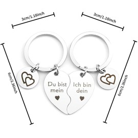 Gifts for couples, gift for partner, partner gifts, anniversary gift for him, wedding gift, partner, keyring, Christmas gifts for partner, husband, Valentine's Day gifts