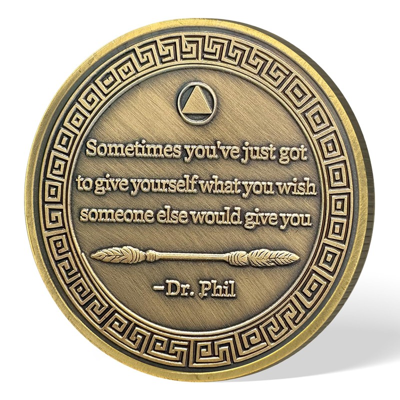 3 Year Sobriety Coin Gifts | Maple Leaf Windmill AA