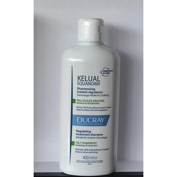 Ducray Kelual Squanorm Oily Dandruff Regulating Shampoo 400 ml.