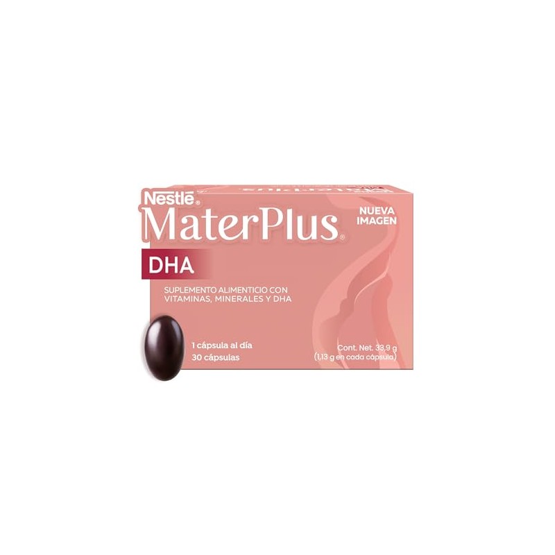 Materplus Nestlé Suplemento Dha Vitaminas Minerales Ácido Fólico Complejo Hierro