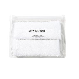 Grown Alchemist Luxury Face Cloths - Pack of 2 Reusable Natural Makeup Remover Wipes - Soft Cotton Facial Cleansing Cloths for All Skin Types - Sustainable Alternative to Disposable Face Wipes