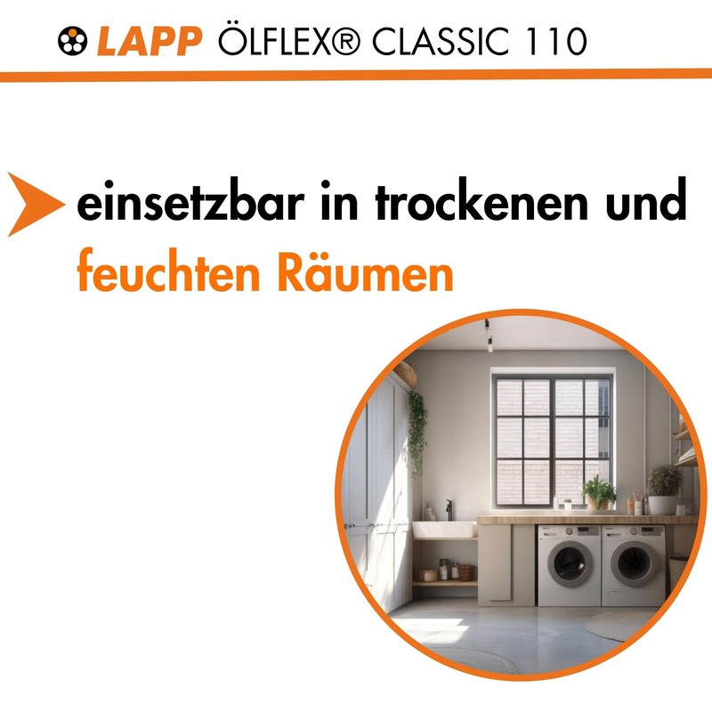 Lapp 1119104 Ölflex Classic 110 PVC Control Cable 4 x