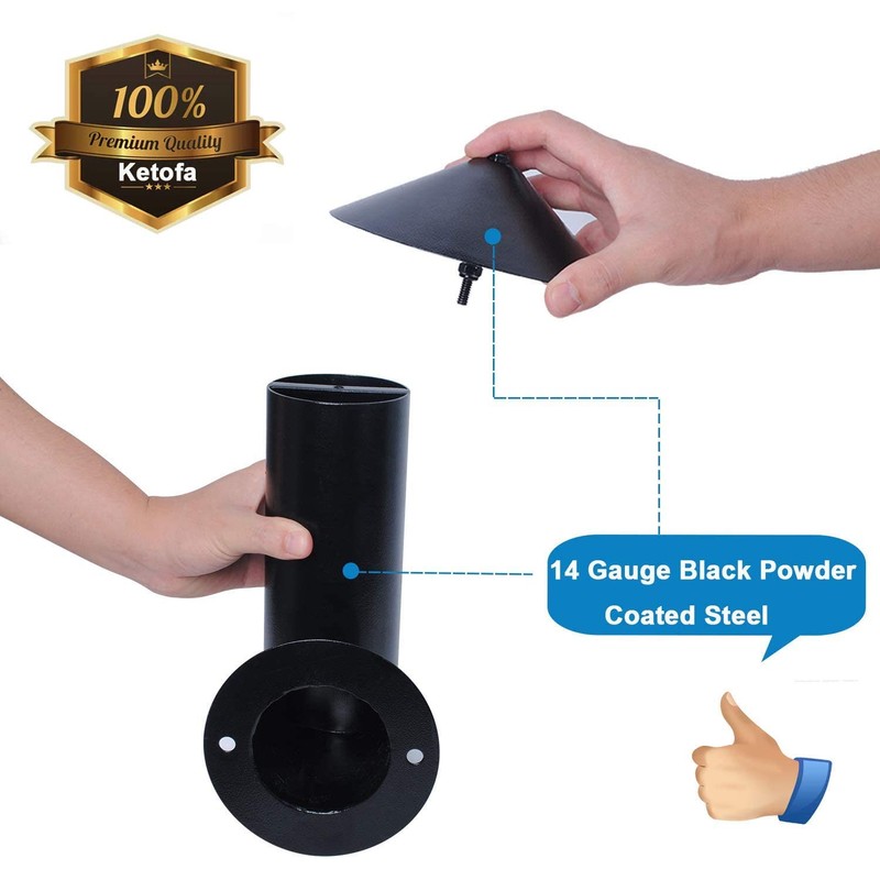 𝟐𝟎𝟐𝟑 𝙐𝗽𝒈𝒓𝒂𝒅𝒆𝒅 Pellet Grill Smoke Stack Chimney Replacement for Pit