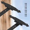 KOTARBAU® Cross Hinges 400 mm Shutter Hinge Hinge Band Plate
