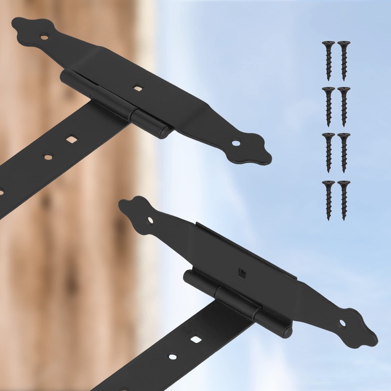 KOTARBAU® Cross Hinges 400 mm Shutter Hinge Hinge Band Plate
