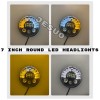 JESUO PAIR 7" inch Round LED Headlights High/Low Beam For