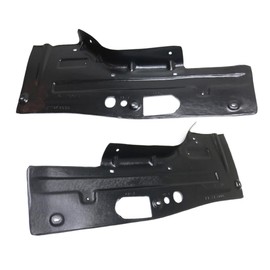 KarParts360 For Chevy Malibu 2013 2014 2015 Engine Splash Shield Driver And Passenger Side | Pair | Front | 3.6L | Replacement For GM1228144, GM1228145 | 22998751, 22998752