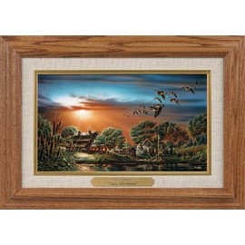 Wild Wings Lazy Afternoon Framed Oak Collage by Terry Redlin