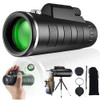 40x60 HD Monocular Telescope for Adults High Powered,with BAK4 Prism,Night