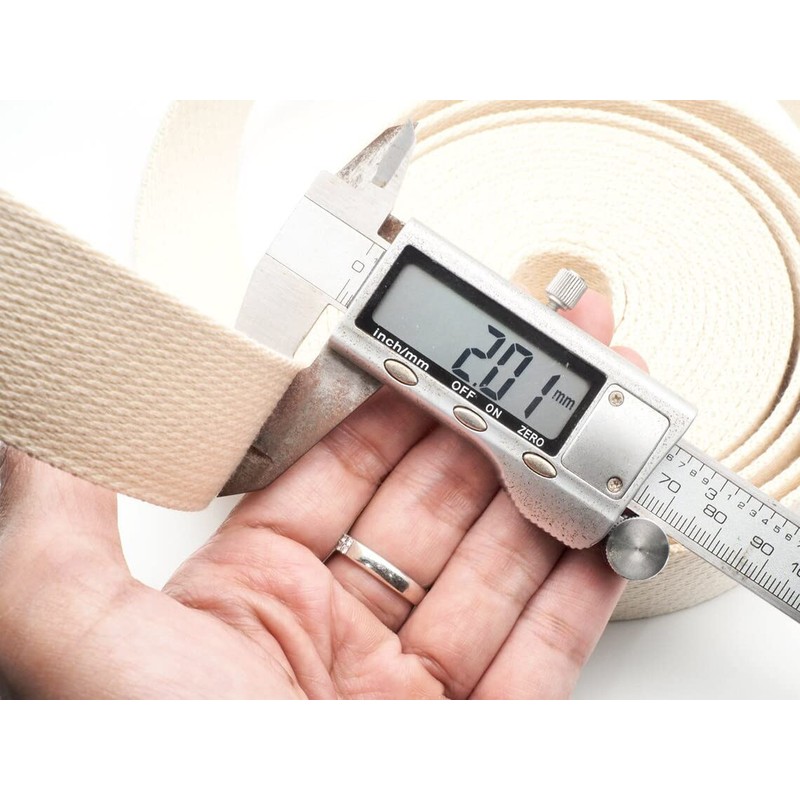 CRAFTMEMORE Heavy Cotton Webbing - Straps for Arts and Crafts,
