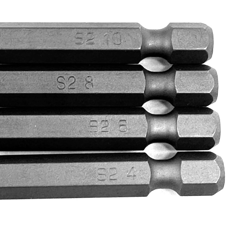 OHIY Spanner Screwdriver Bits Set Including 4 Sizes #4#6#8#10, S2