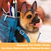 Upriver German Shepherd Pen Holder for Desk, Cute Dog Resin