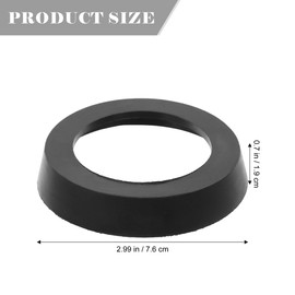 IWOWHERO 6pcs Well pump Replacement Cup Leather Ide Rubber Water Pump Cup pitcher pump for well apron Universal Cup Leather hand pump suite seal water pump old fashioned Rubber Cup seal