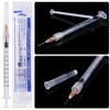Pack of 30 1 ml Syringe, Plastic Tube with 26G-15