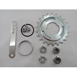 DONSP1986 Bicycle Coaster Brake Hub/Bike Brake Rear Hub (Silver 22T Kit)