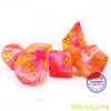 Bescon Magical Stone Dice Set Series, 7pcs Polyhedral RPG Dice