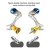 Spinning Double Reel Handle Aluminum Alloy Fishing Rocker Handle DIY