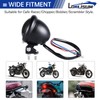 LOKLISUM 8 LED Mini Motorcycle Tail Light Brake Tail Light