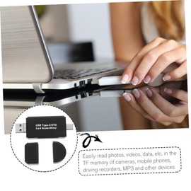 OSALADI Multi-Functional Type-c USB Reader Adapter Portable Memory Reader for High-Speed OTG Card for Photos Videos Data Transfer Practical Design
