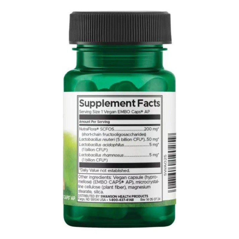 Swanson Probiótico L. Reuteri Plus, 30 cápsulas