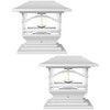 Davinci Lighting Edison Solar Outdoor Post Cap Lights - 4x4