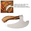 Aramox Pizza Cutter Axe, Pizza Cutting Axe Stainless Steel Handmade