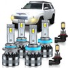 TLEVELCL Fit for 2006-2009 Toyota 4Runner Fog Light Bulbs Combo,