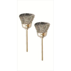 JOYDOS J-155 Stainless Steel Brush, Cup Type, 2 Pieces