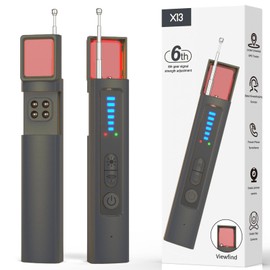 Camera Detector & GPS Tracker Detector – Portable, Durable Anti-Spy Device for ATM Users, Shopping Malls, Business Security, Professional Signal Detection