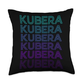 Kubera Gift Kubera Hindu God Mythology Hinduism Retro Throw Pillow, 18x18, Multicolor