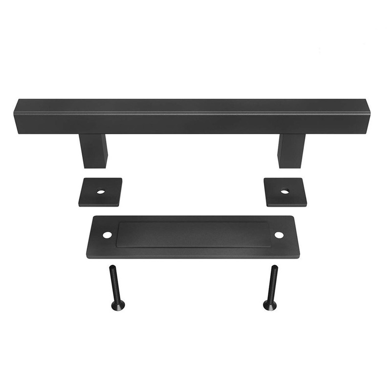 Sliding Barn Door Handle Carbon Steel 4.8mm Thick Double Sided
