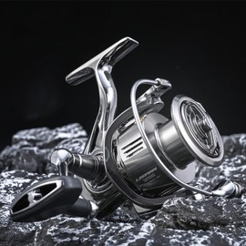 Lixada Baitcasting Fishing Reel, Compact Design Stainless Steel Spinning Reel, Corrosion-Resistant, High-Speed 13+1 Bearing Fishing Reel Smooth Powerful Fishing Reel for Saltwater Freshwater