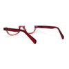 Womens Plastic Upside Down Spring Hinge Crop Top Reading Glasses