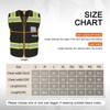 TCCFCCT High Visibility Vest 5 Pockets Mesh Reflective Safety Vest