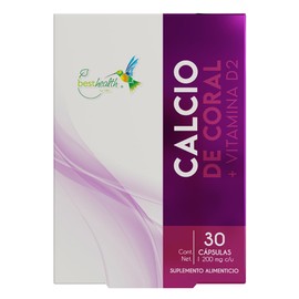 Calcio de Coral + Vit. D2 30 cápsulas