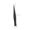 BIUDECO 6pcs Stainless Steel Eyelash Tweezers for Makeup Application Precision