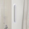 McKesson Grab Bar for Bathtub and Showers, Streel, White, 12