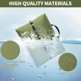 EULANT TPU Vacuum Bags for Travel, Reusable Compression Packing Cubes for Suitcases/Luggage/Backpack,Vacuum Seal Bags with IP67 Airtight Zipper, Waterproof & Space Saver,43.5 * 33 * 16cm/17x13x 6.3in