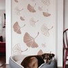 Doodlream 9Pcs Ginkgo Leaf Wall Stencil Templates Reusable Plastic Large