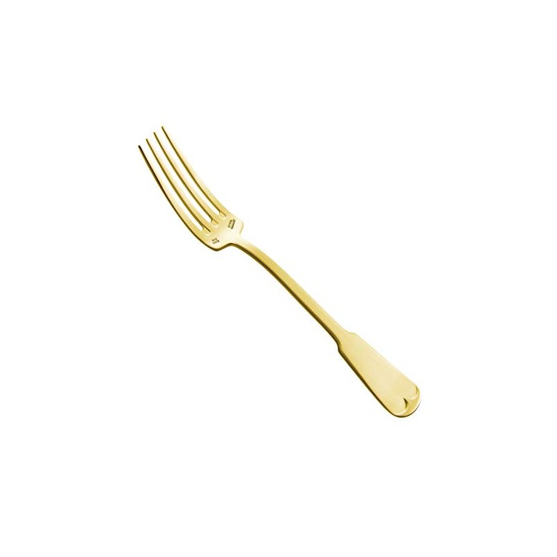 Lutesse Classic Satin Gold Dinner Fork Antibacterial