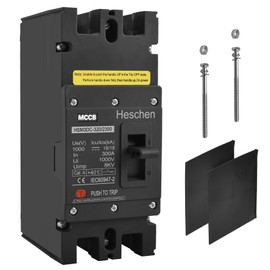 Heschen DC Molded Case Circuit Breaker MCCB, 2 Poles, DC1000V Photovoltaic Circuit Breaker, for Solar PV System Solar Panels Grid System (300A HSM3DC-320)