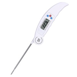 Outanaya Folding Digital Meat Thermometer High Precision Food Thermometer for BBQ Baking Cooking Accurate Measurement Portable Design for Grilling Kitchen Use